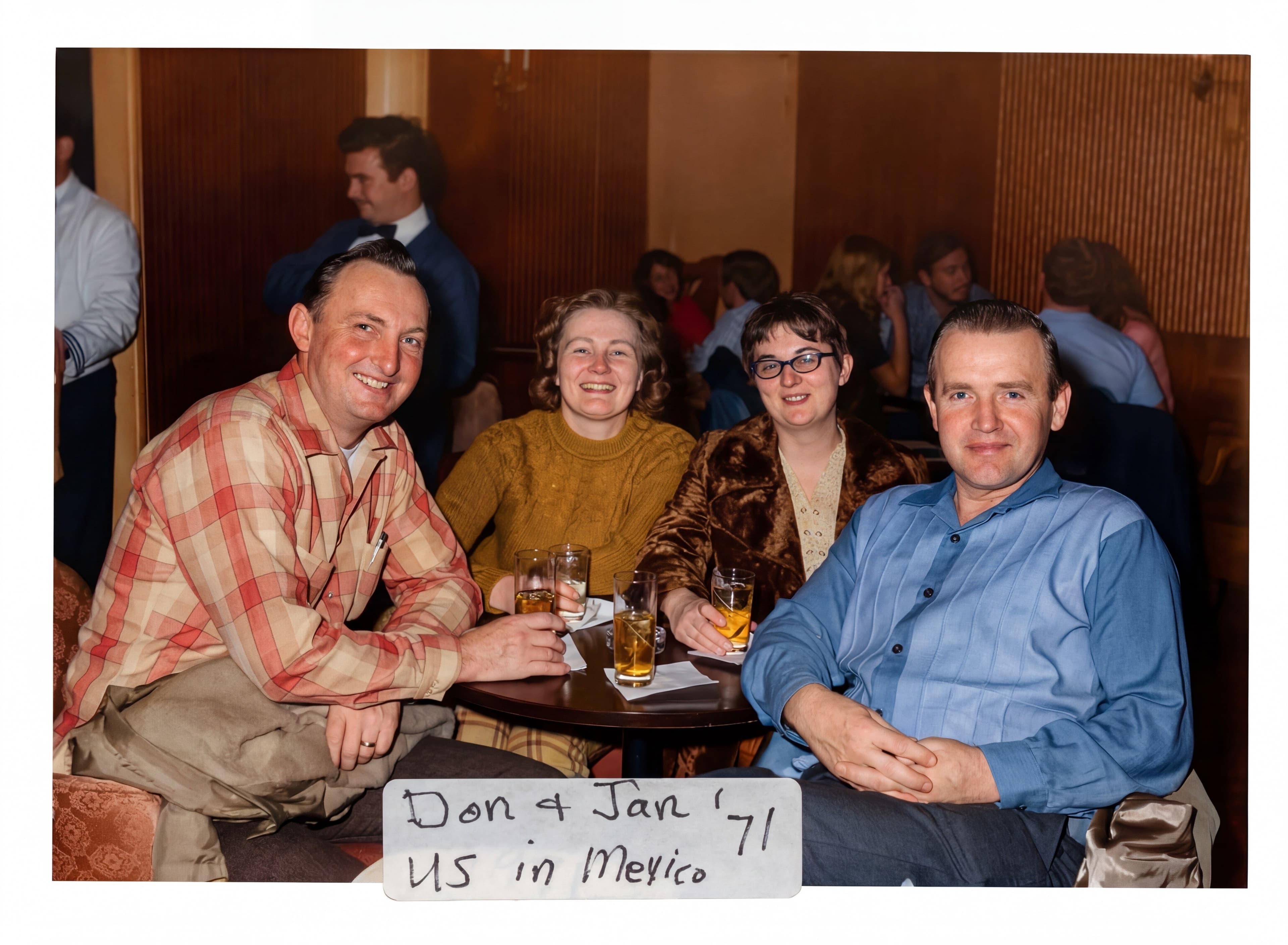 Mom and Dad with Friends